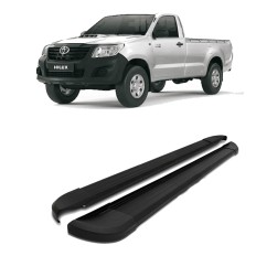 Estribo Alumínio Hilux CS 05/15 Preto