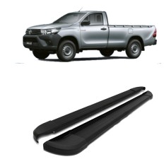 Estribo Alumínio Hilux CS 16/ Preto