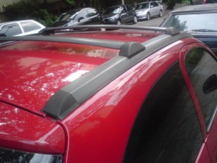 Bagageiro HB20 Hatch /16 Preto ( Fixado no Friso)*