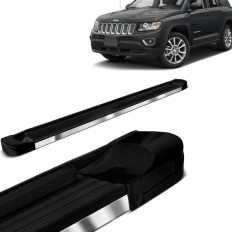 Estribo EVO 13/16 Preto Carbon - Compass*