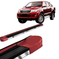 Estribo EVO 16/ Vermelho Volcano - Hilux CD 