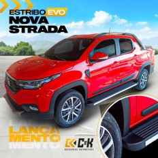 Estribo EVO Strada CD 21/ Preto Fosco*