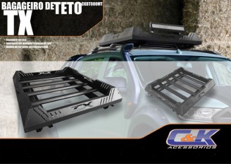 Bagageiro Universal Preto TX Off Road*
