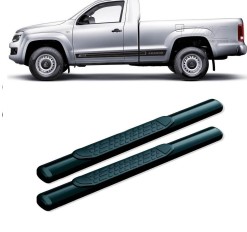 Estribo Oblongo Amarok 10/ CS Preto +KIT*