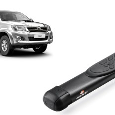 Estribo Oblongo Hilux 05/15 CD Preto K1