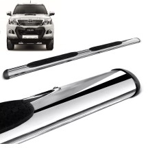 Estribo Oblongo Hilux 16/ CD Cromo +KIT*
