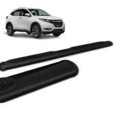 Estribo Oblongo HR-V Preto +KIT*