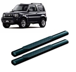 Estribo Oblongo Jimny Preto 