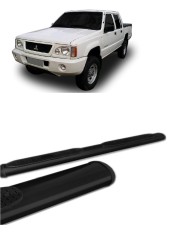 Estribo Oblongo L-200 GLS Preto +KIT*