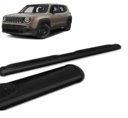 Estribo Oblongo Renegade Preto +KIT*