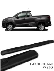 Estribo Oblongo Strada CD/CS 21/ Preto + KIT*
