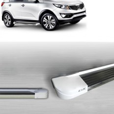 Estribo EVO 11/16 Branco Clear - Sportage