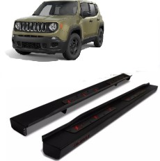 Estribo Steell Carbon Preto Fosco Renegade