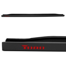 Estribo Steell Carbon Preto Fosco Toro *