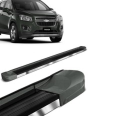 Estribo EVO 14/ Cinza Grafite Tracker +KIT*