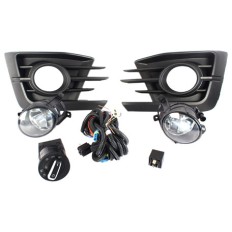 Farol Aux. Gol G7 C/Mold Bt Red Crom Mod Orig*