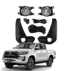 Farol Auxiliar 21/ Hilux Bot Mod Orig C/Mol Preta*