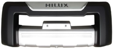 Bumper (Preto/Prata) 05/08 Hilux * 