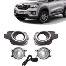 Farol Auxiliar Kwid 17/ C/ Mold Cromo Bot Alt*