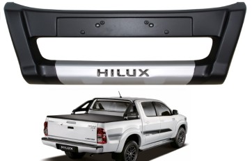 Bumper (Preto/Prata) Hilux 12/15 *