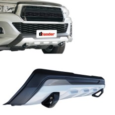 Bumper (Preto/Prata) Hilux 19/20* - Acabam Preto
