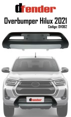 Bumper (Preto/Prata) Hilux 21/*