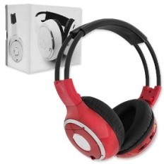 Fone De Ouvido Vermelho Kx3 - (Funciona Wireless)