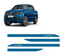 Friso Lateral Amarok CD Azul Ravena +SL*