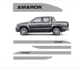 Friso Lateral Amarok CD Prata Sirius +SL*