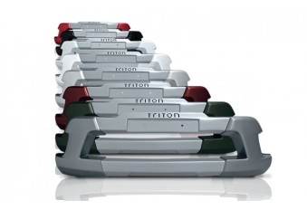 Bumper Prata Rhodium Triton 11/12 IN*