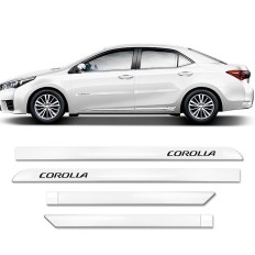 Friso Lateral Corolla 15/20 Branco Pérola Largo*