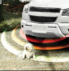 Bumper Branco Summit Sensorizado - S-10 12/16 IN*