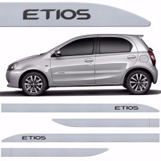 Friso Lateral Etios Prata  Premium +SL*