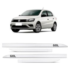 Friso Lateral Gol 09/ Branco Cristal Largo*
