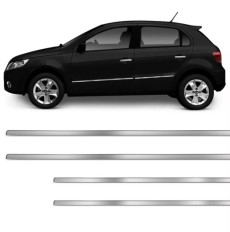 Friso Lateral Gol/Voyage 4P GV/ Cromo Mod Orig*