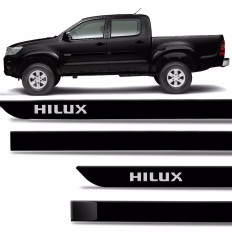 Friso Lateral Hilux CD Preto Atitude SLIM*