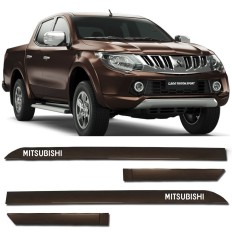 Friso Lateral L-200 Triton Marrom Barroco*