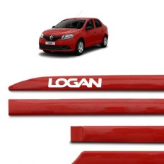 Friso Lateral Logan  Vermelho Vivo +SL*