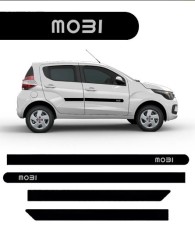 Friso Lateral Mobi Preto Borracha C/Nome*
