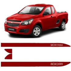 Friso Lateral Montana 2011 a 2022  Vermelho Chili