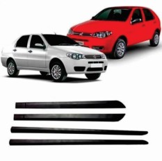 Friso Lateral Palio/Siena 05/ 4P Preto Mod Orig*