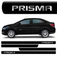 Friso Lateral Preto Escrita Cromo - Prisma*