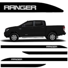 Friso Lateral Ranger CD 13/Preto Gales SLIM*