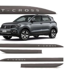Friso Lateral T-Cross Cinza Platinum SLIM*