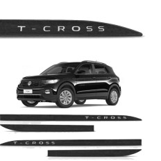 Friso Lateral T-Cross Preto Ninja SLIM*
