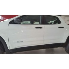 Friso Lateral Toro Transparente com Escrita Cromo*