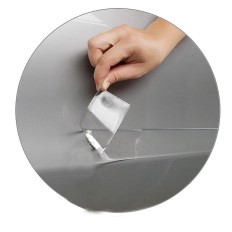 Friso Lateral Transparente EscritaPreta - Novo Uno