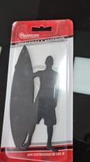 Adesivo Surfista - Preto 