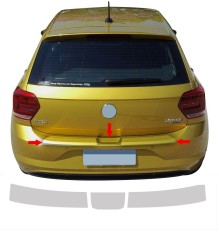 Adesivo Transparente Porta Malas - Polo 18/