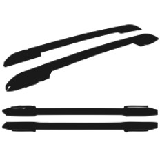 Longarina de Teto Elite Preta - Hilux 16/*